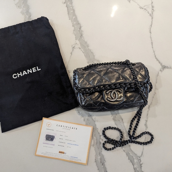SOLD DIRECTLY Authentic Chanel Chain Mini Flap, excellent pre loved condition!! - Picture 12 of 16